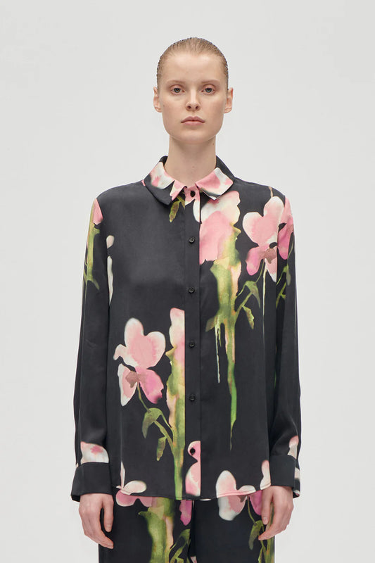 Long Sleeve Shirt - Melting Flowers by Stine Goya