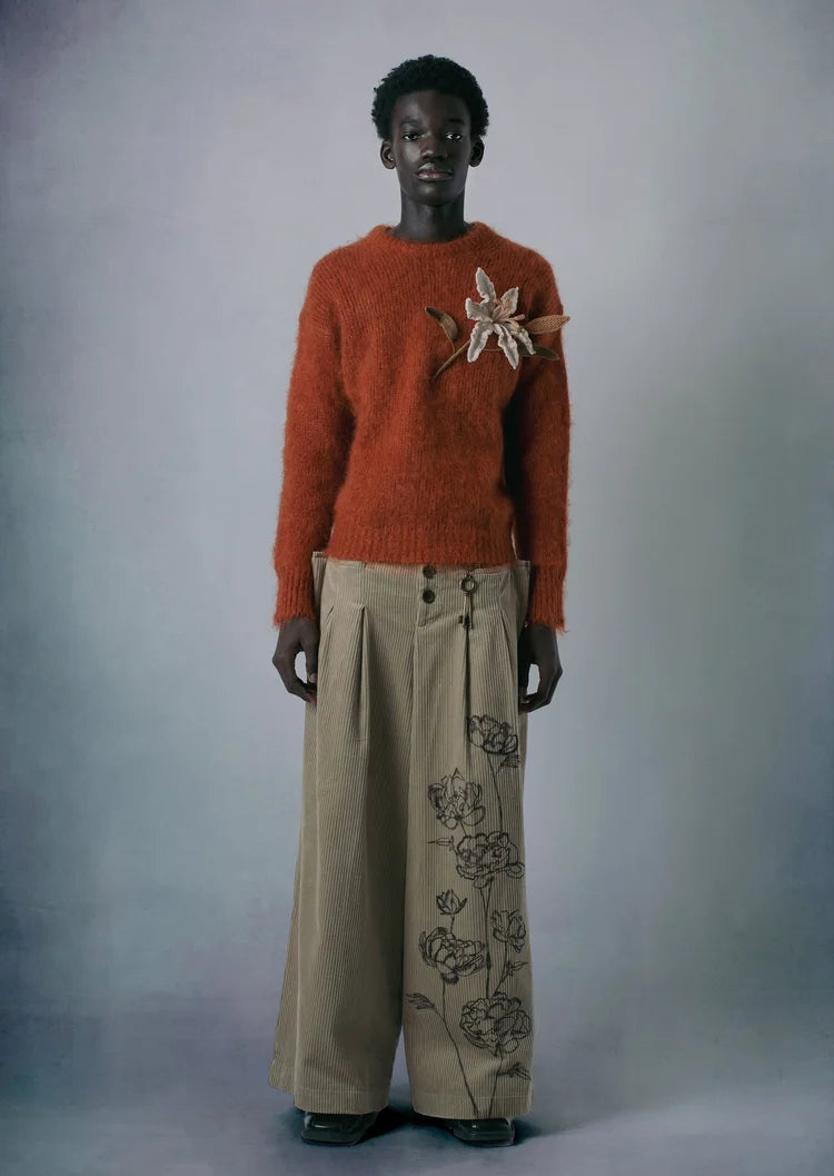 Lily Mohair Jumper - Retro Red by Kawakey