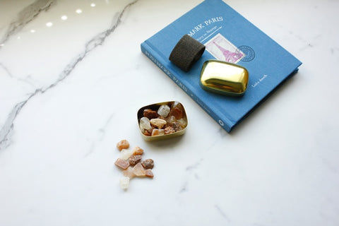 Brass & Stone Portable Diffuser - Gold by Diarge