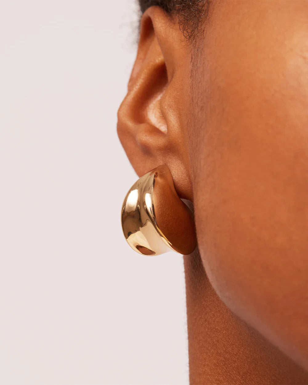 Nouveaux Puff Earrings - Gold by Jenny Bird