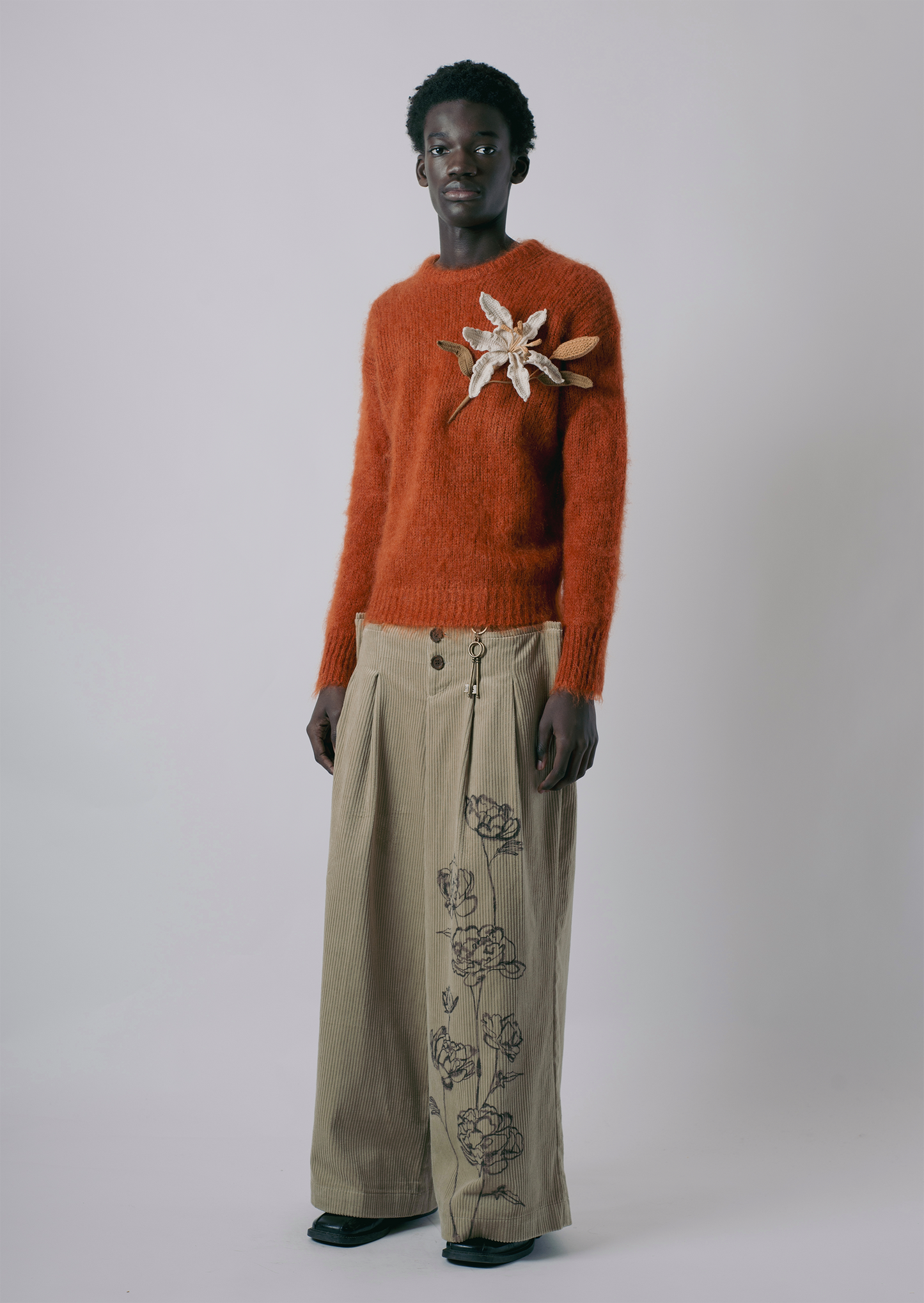 Lily Mohair Jumper - Retro Red by Kawakey