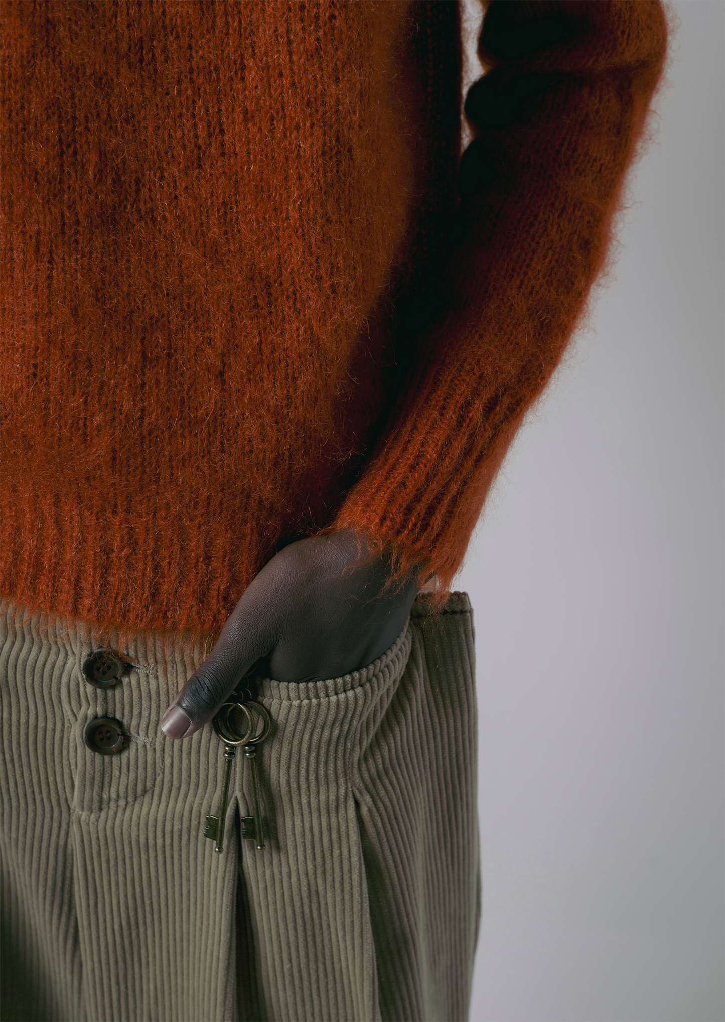 Lily Mohair Jumper - Retro Red by Kawakey