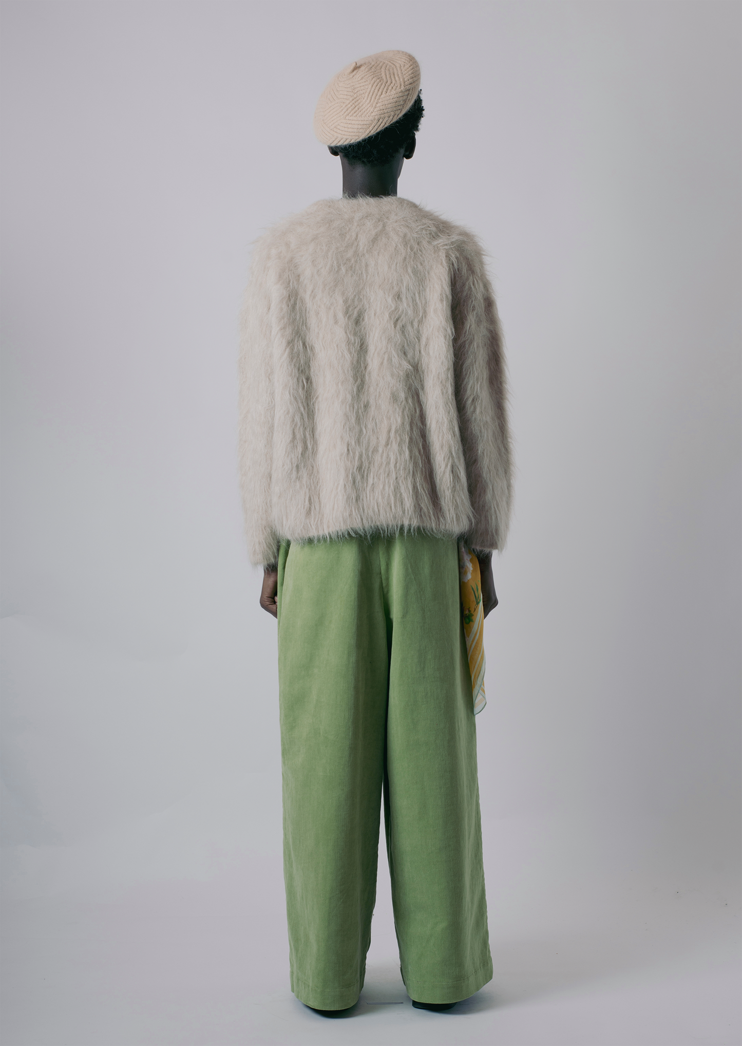 Fluffy Alpaca Jumper - Aged Beige by Kawakey