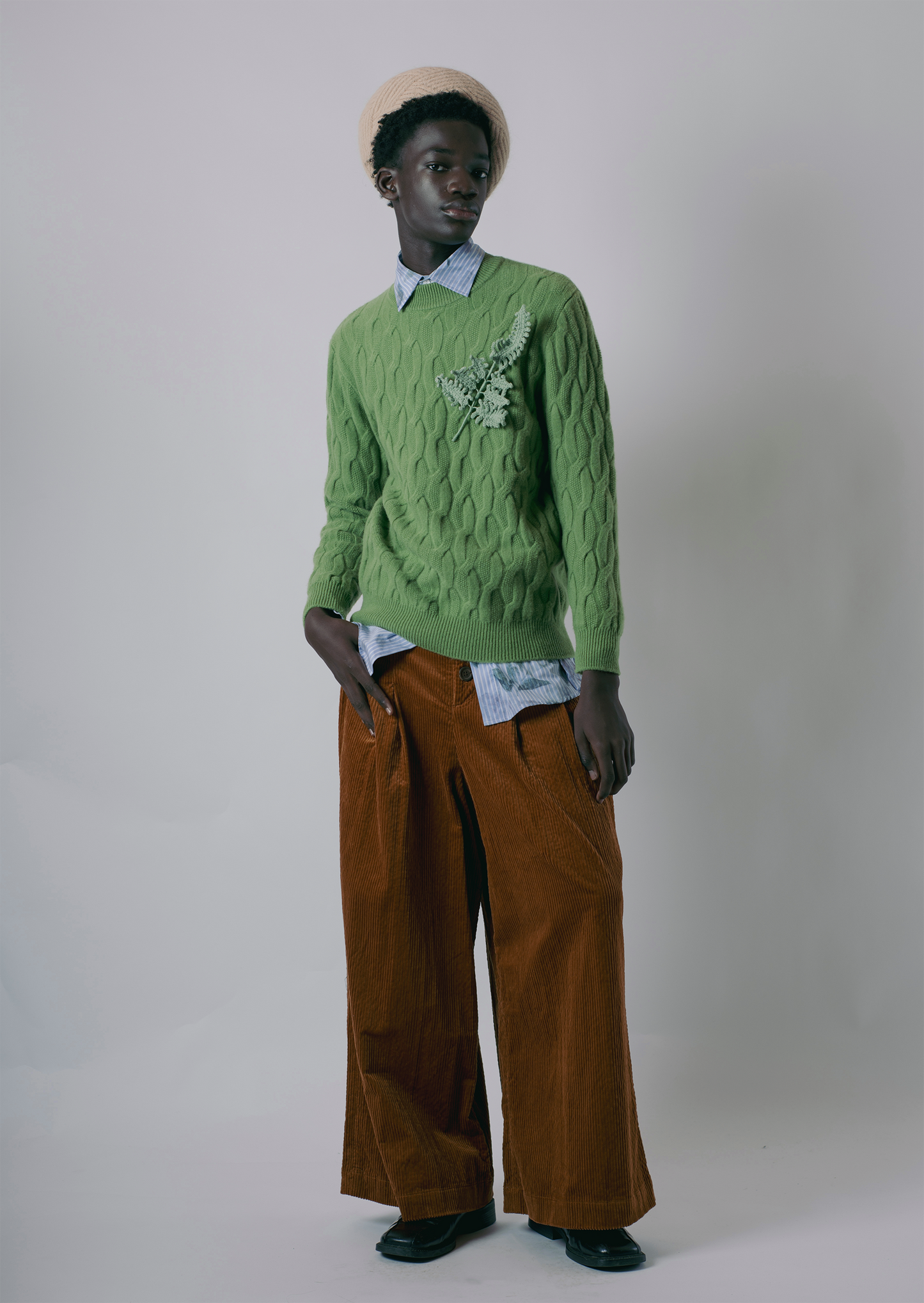 Corduroy Tahti Trousers - Whisky by Kawakey