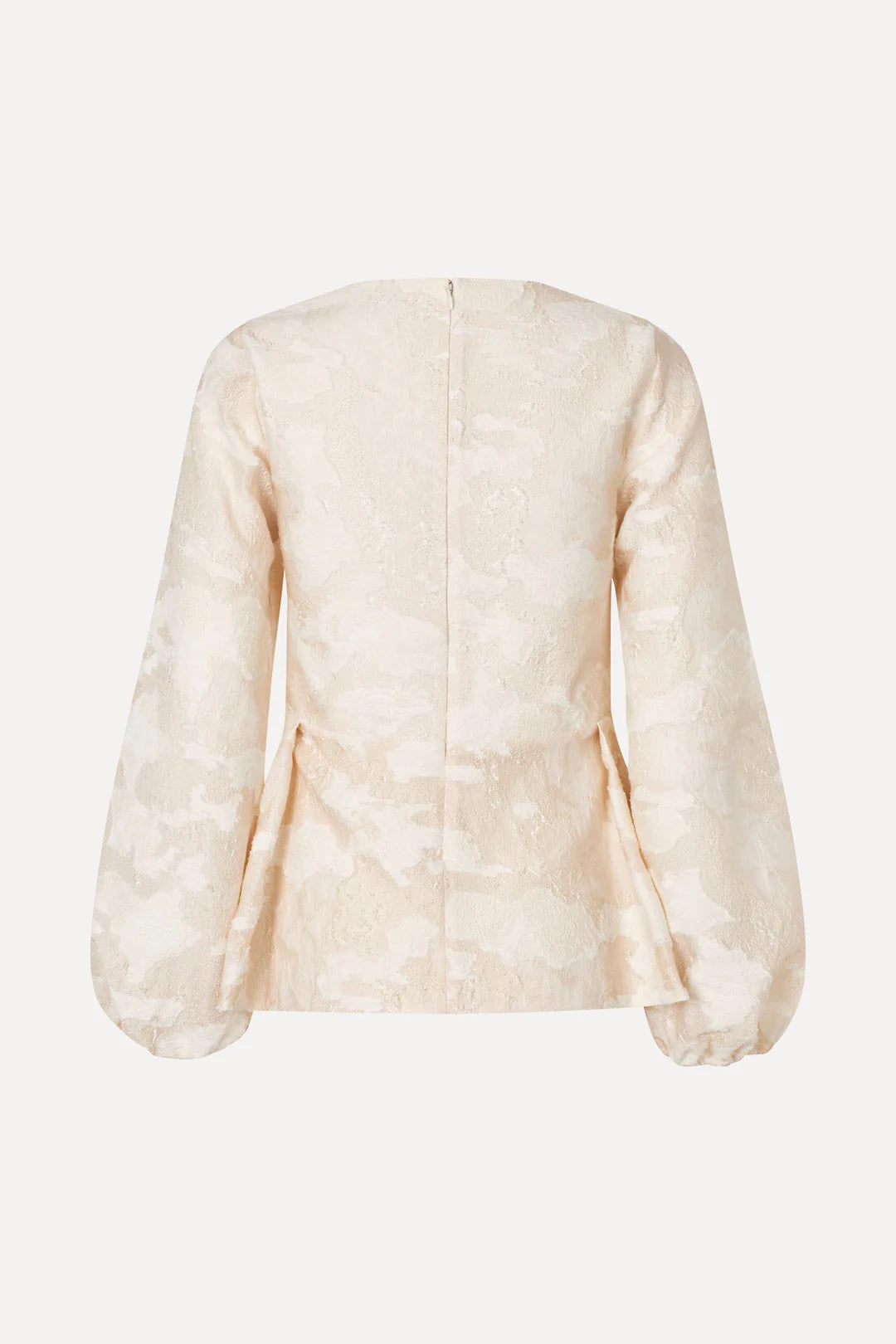 Romantic Ruffling Long Sleeve Top - Multiflowers by Stine Goya