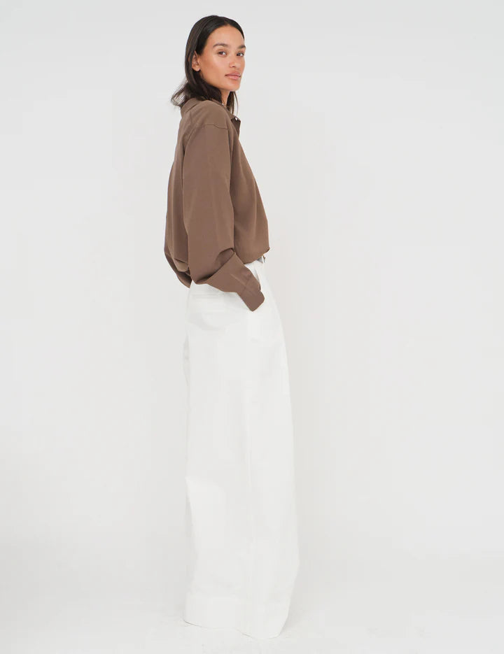 Avelino Pants - Cream by The Garment