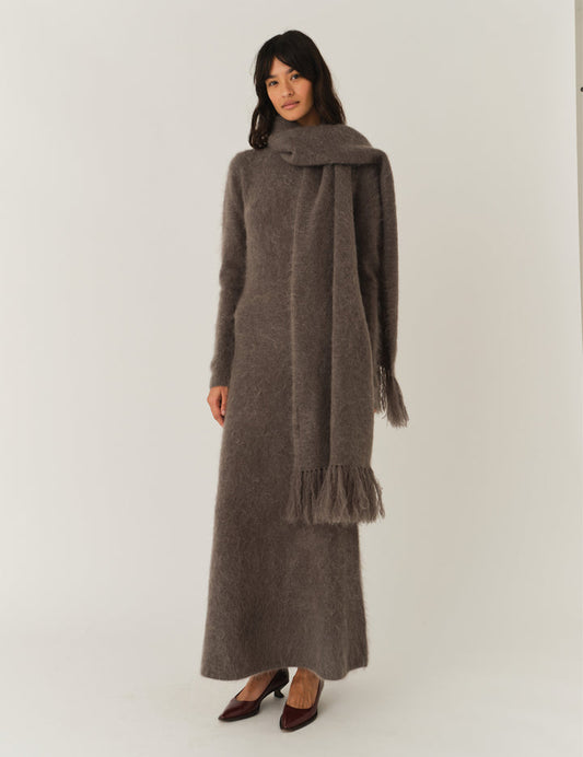 Roma Dress - Grey Melange by The Garment