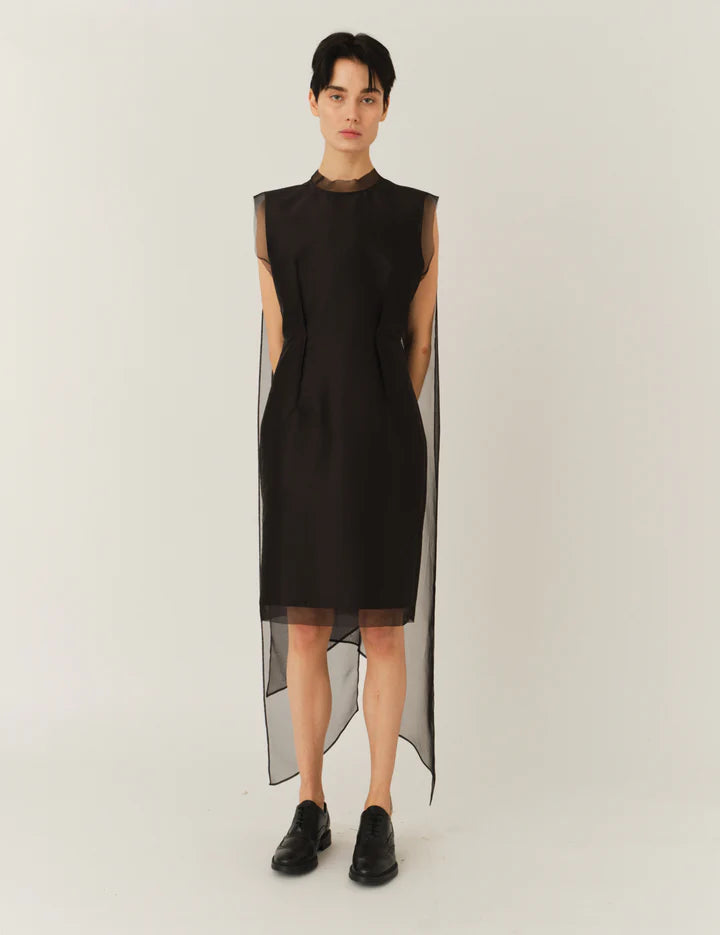 Vivaldi Shift Dress - Black by The Garment  The Modu Shop