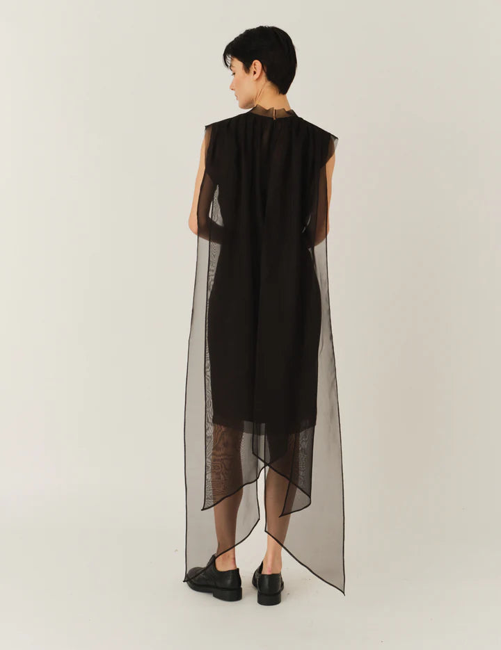 Vivaldi Shift Dress - Black by The Garment