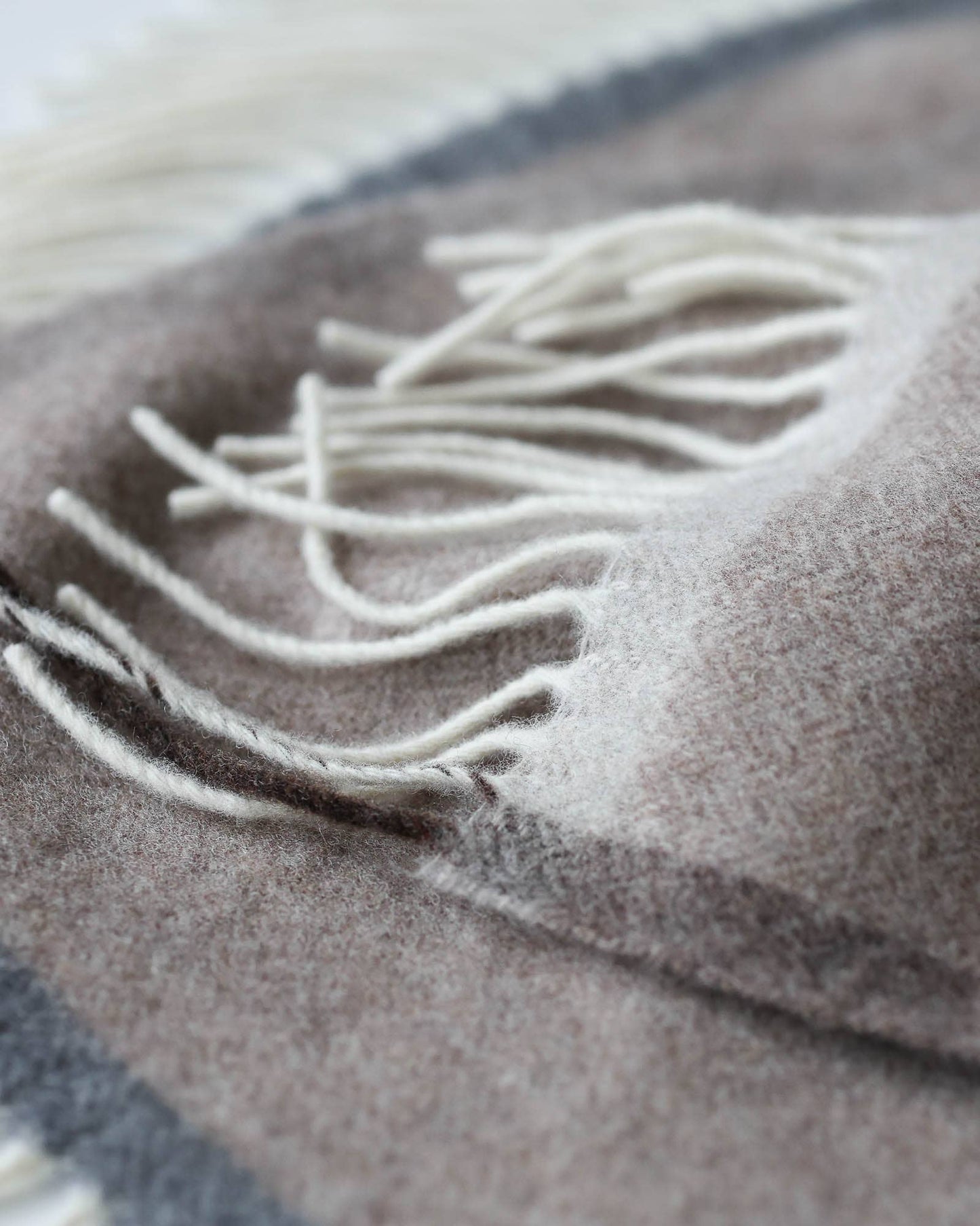 Merino/Cashmere Throw Blanket Milano - Brown by MoST