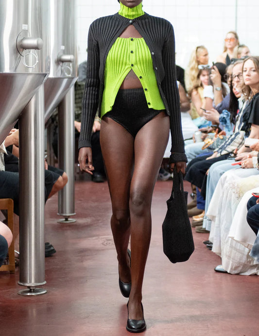 Ara Keyhole Cardigan - Black by A. Roege Hove