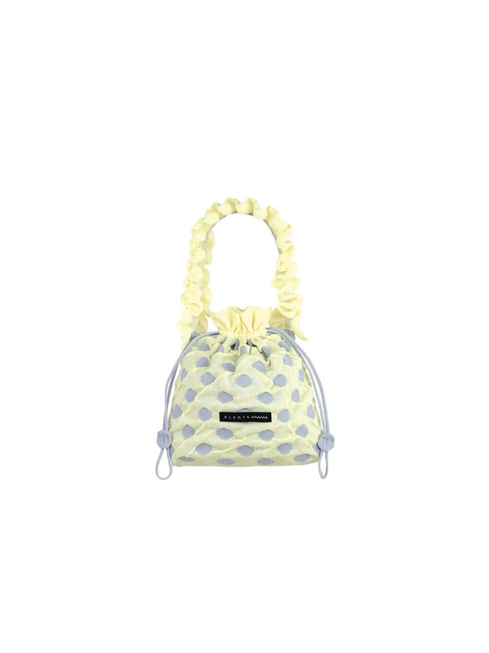 Polka Dot Mini Bag - Yellow by PleatsMama