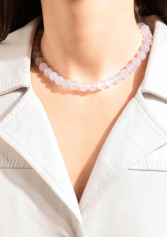 Candy Coral Lavender Necklace - Medium by House of Vincent