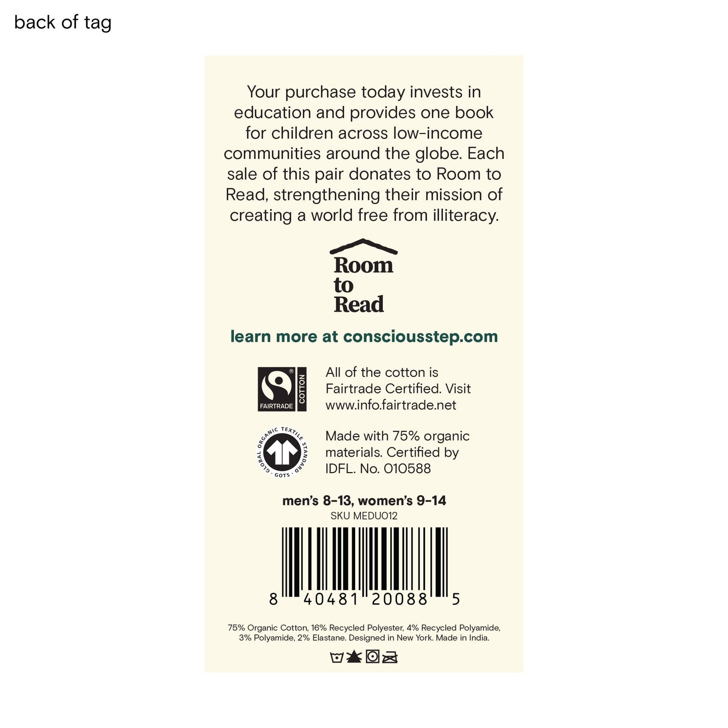 Socks that Give Books (Blue Travel): Small