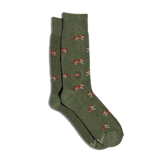 Socks that Protect Tigers (Green Tigers): Small