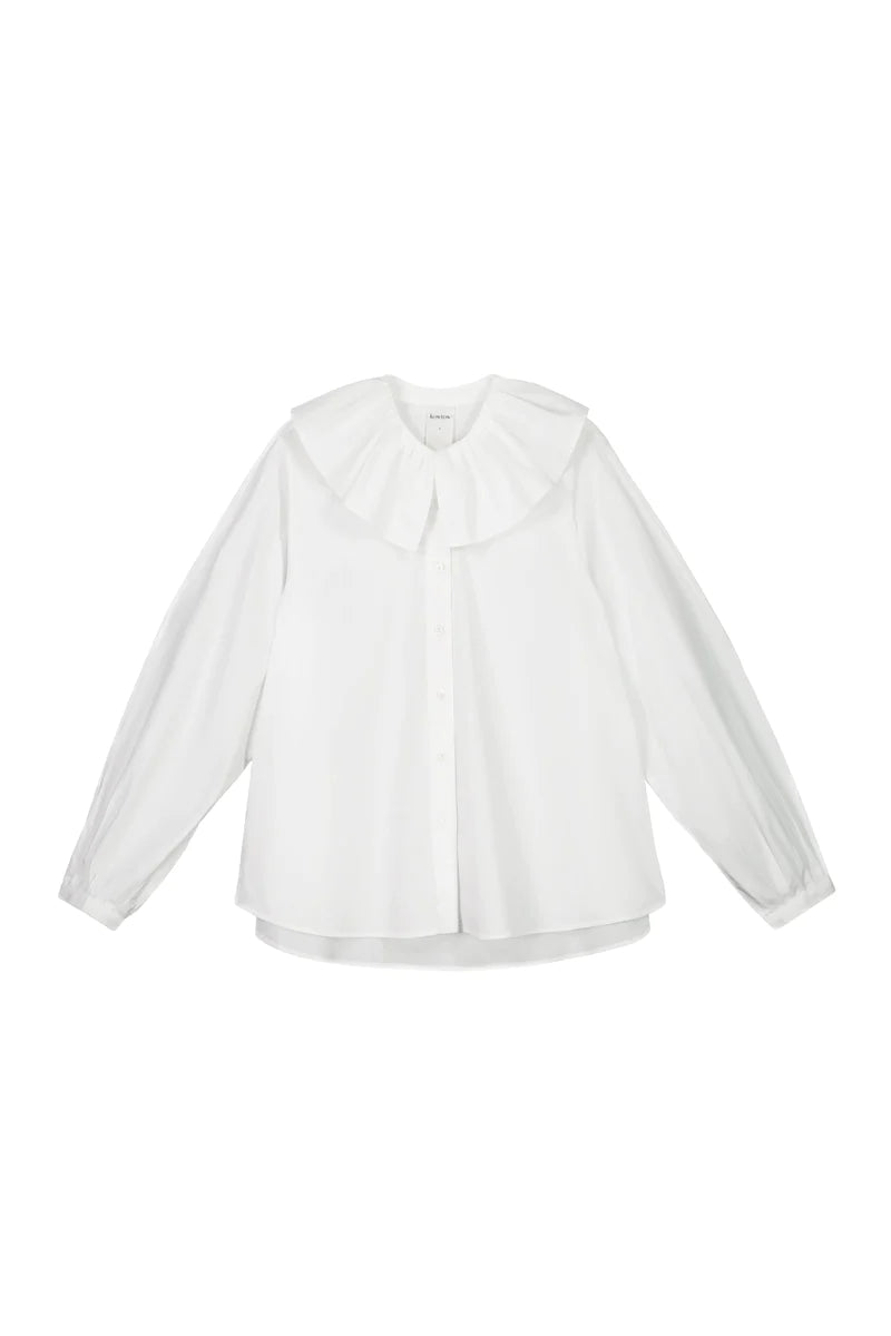 Geo Shirt - White by Kowtow