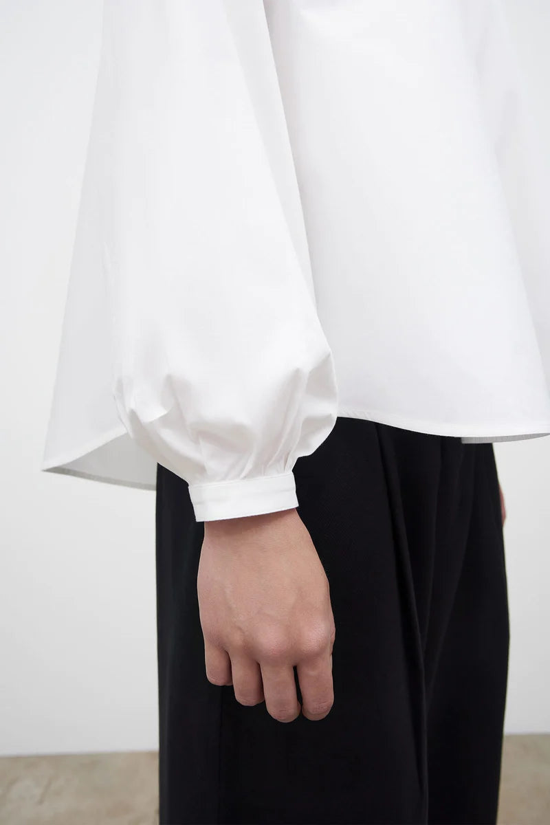 Geo Shirt - White by Kowtow