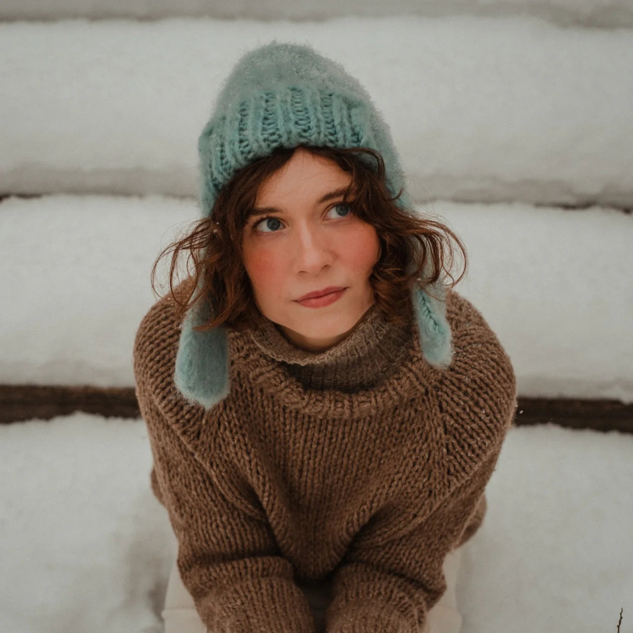 Lento Beanie - Frozen Blue by Myssy