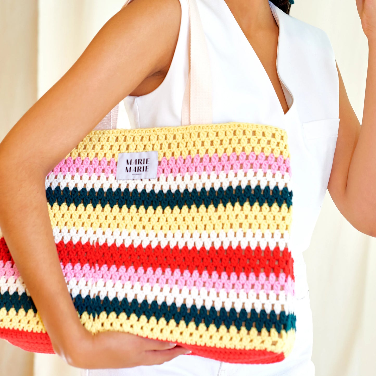 Miep Crochet Shopper Bag by Marie Marie