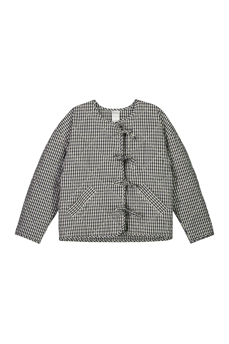 Quilted Jacket - Mini Check by Kowtow