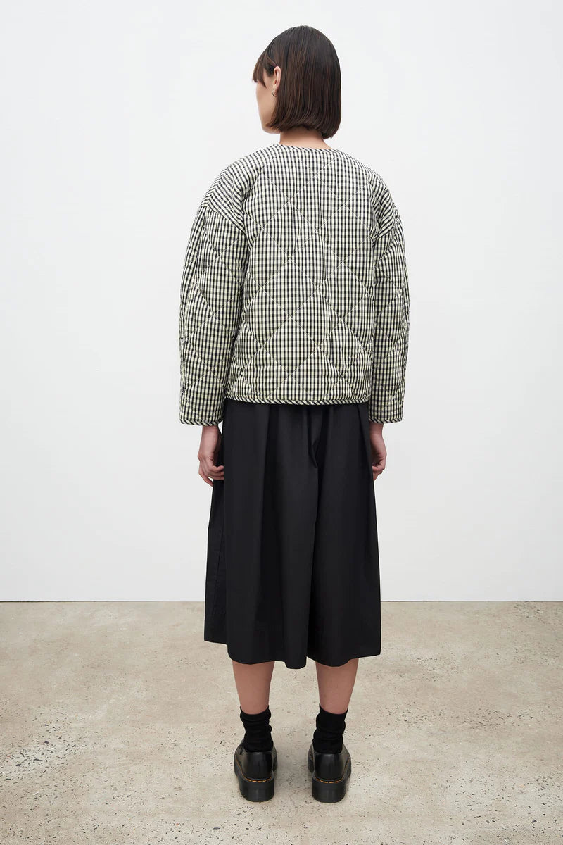 Quilted Jacket - Mini Check by Kowtow