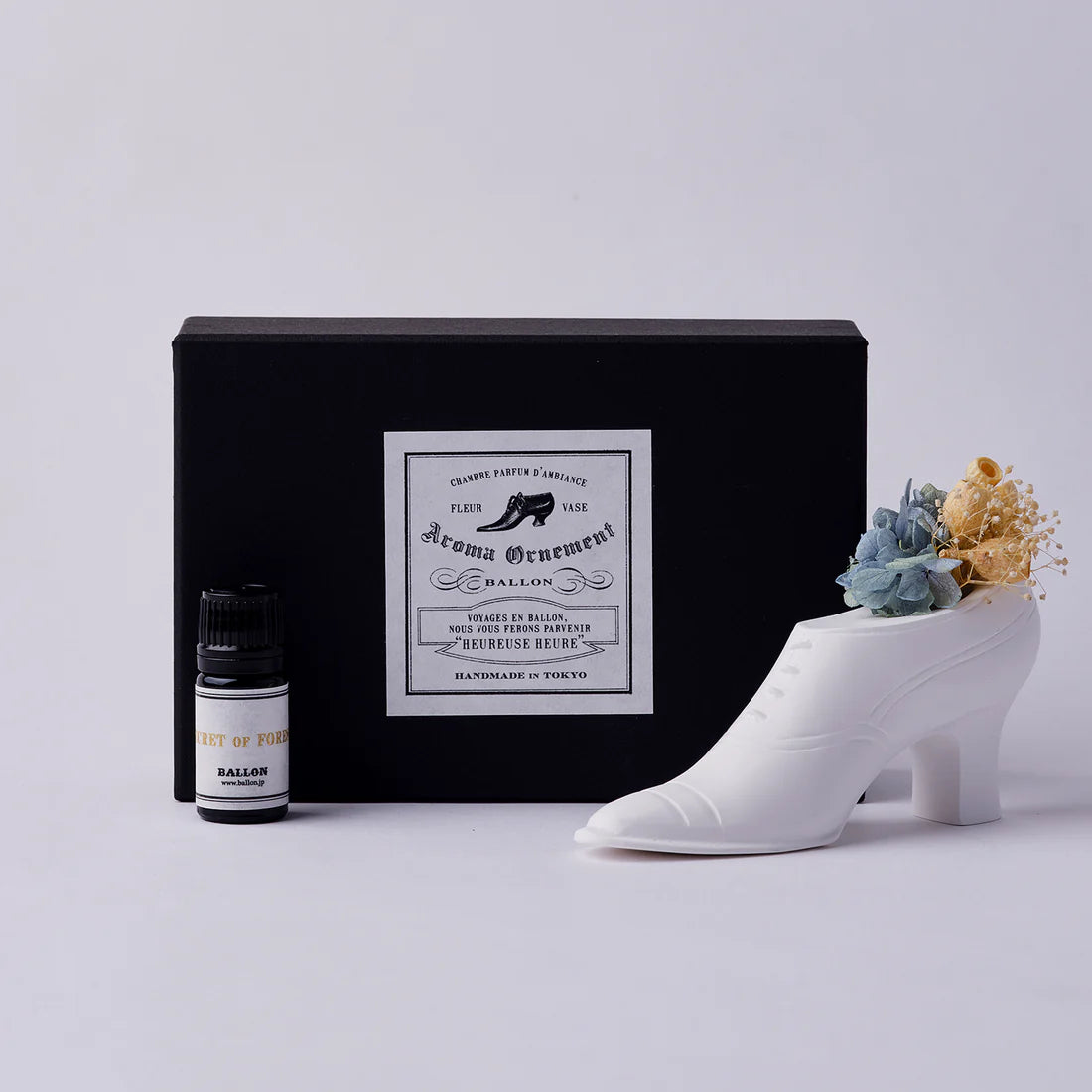 AROMA ORNAMENT FLOWER VASE "George" - BALLON