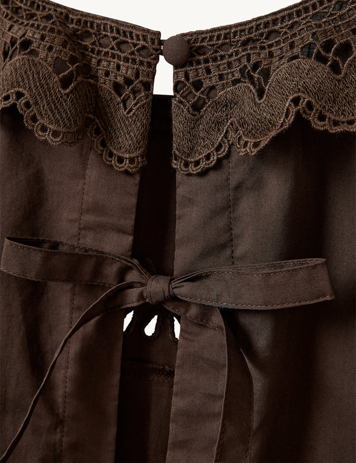 Kirsten Cloth Top - Chocolate by The Garment