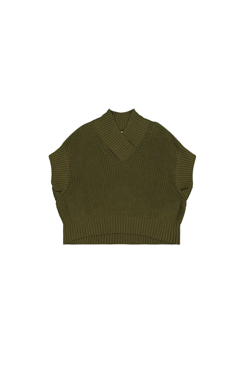 Unity Vest - Moss by Kowtow