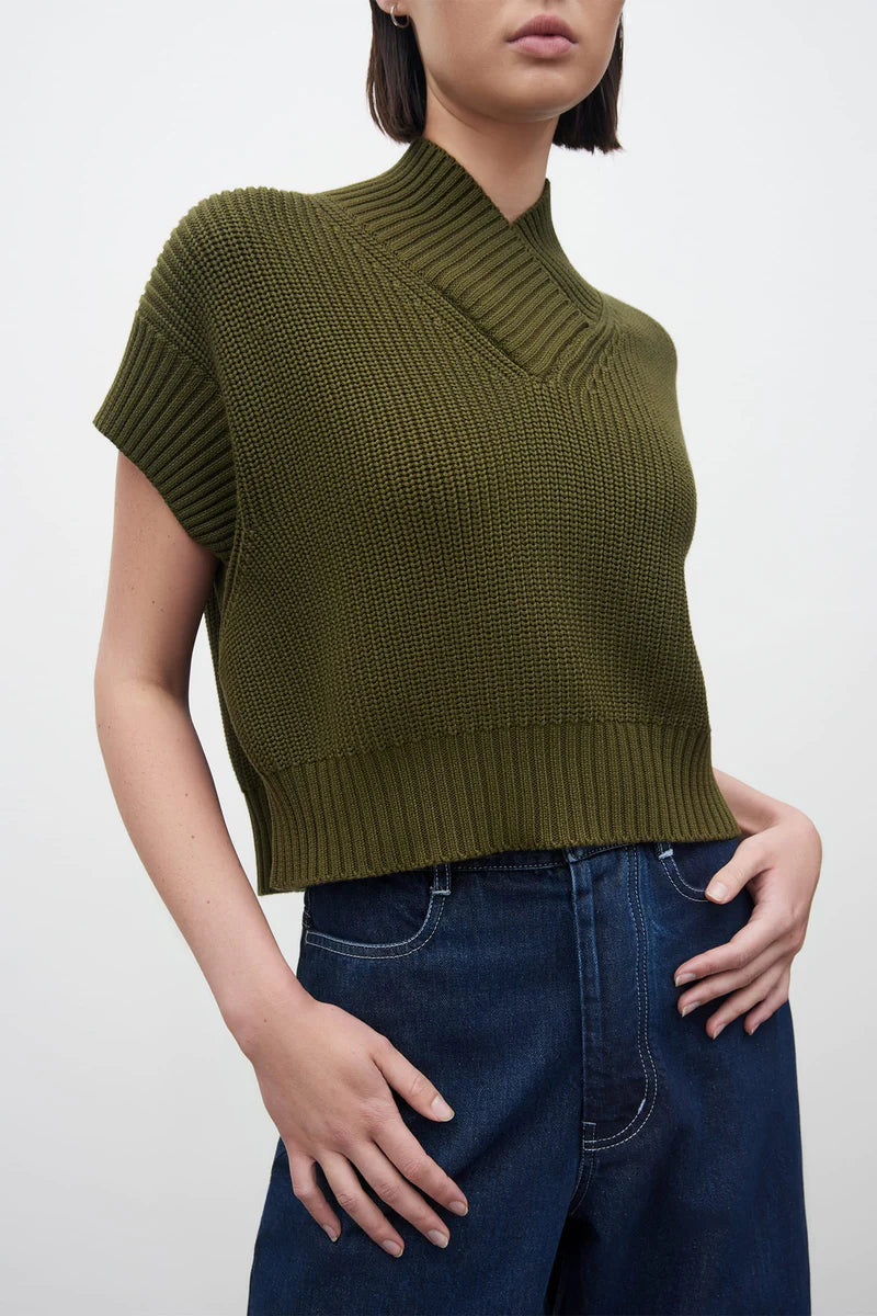 Unity Vest - Moss by Kowtow