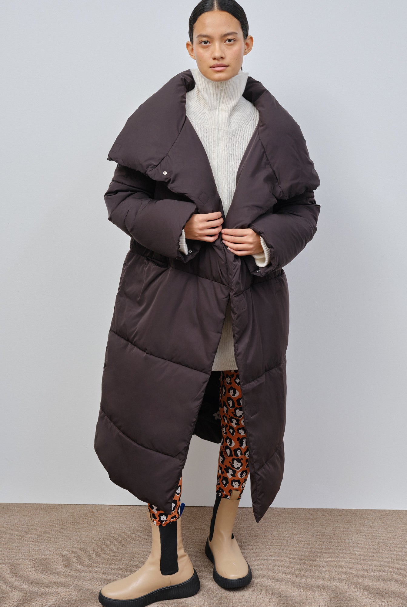 Nizza Puffer Coat - Black by Embassy of Bricks and Logs