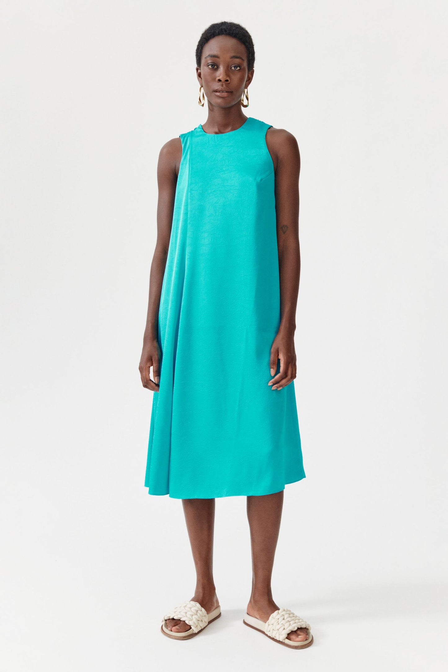 Amami Dress - Peacock Blue by Baum und Pferdgarten