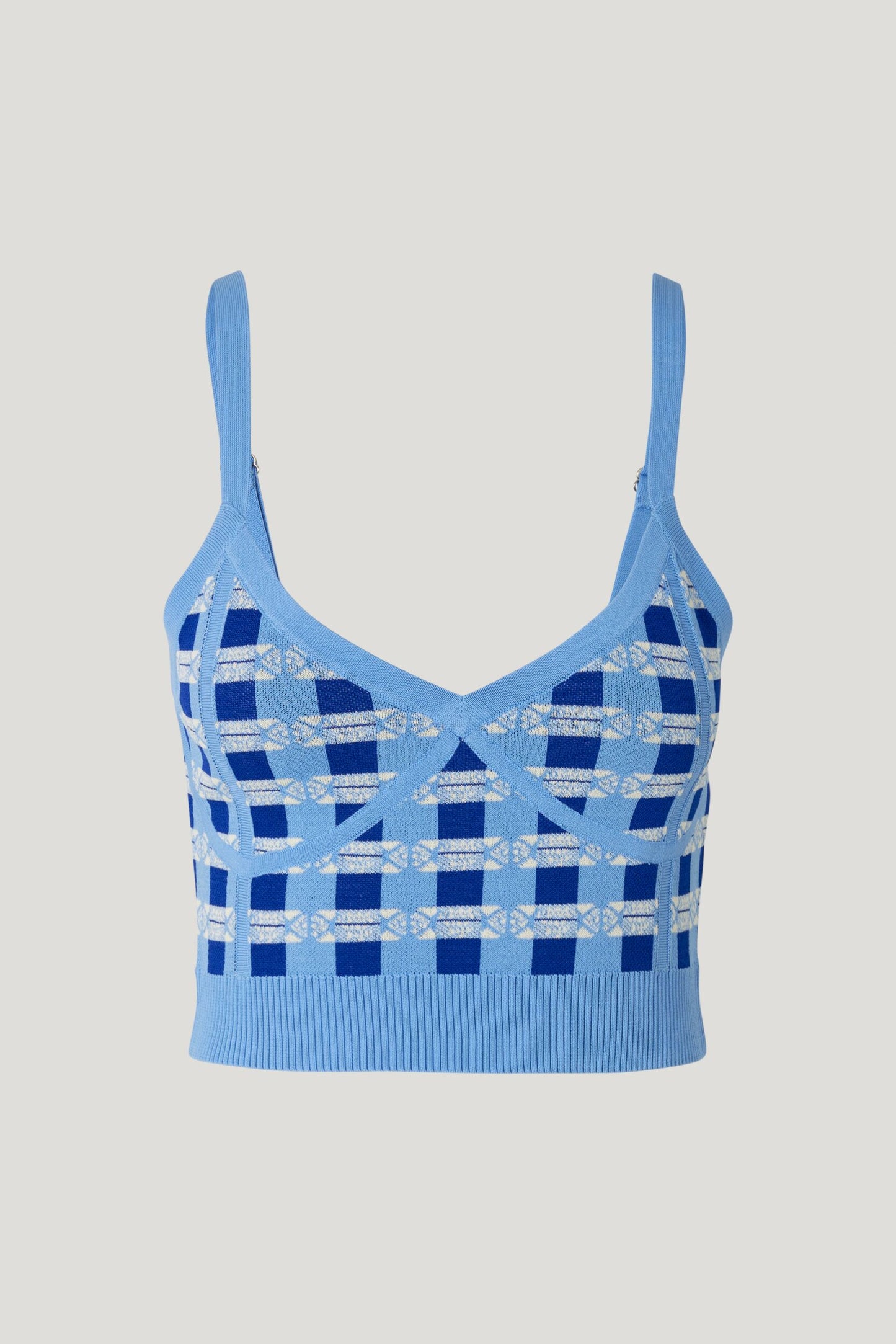 Cypre Sweater - Blue Check by Baum und Pferdgarten