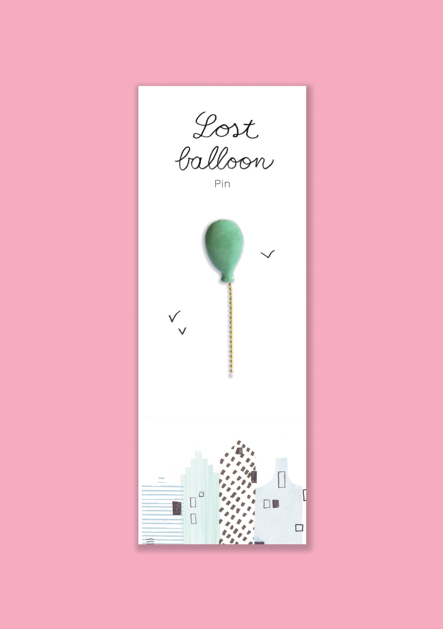 Lost Balloon Pin by Stook Jewellery