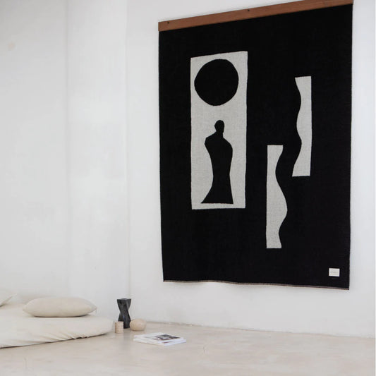 Icon Reversible 100% Baby Alpaca Throw by Blacksaw