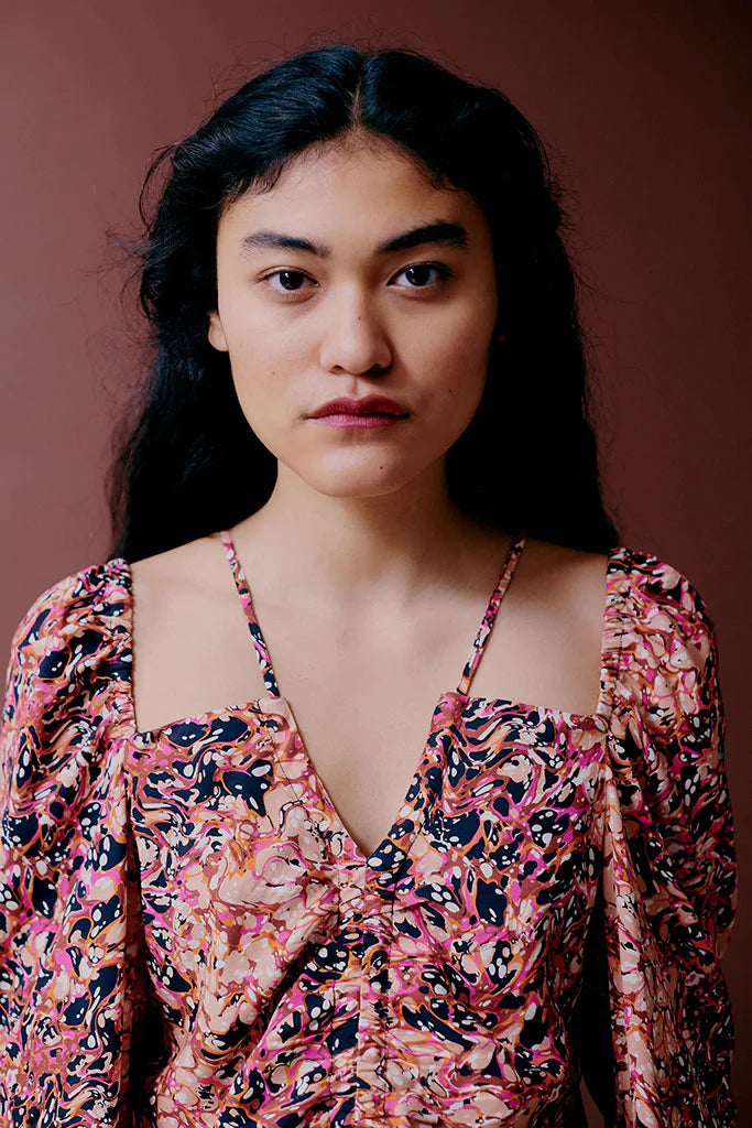 Sara Dress - Fuschia Bronze by Hofmann Copenhagen