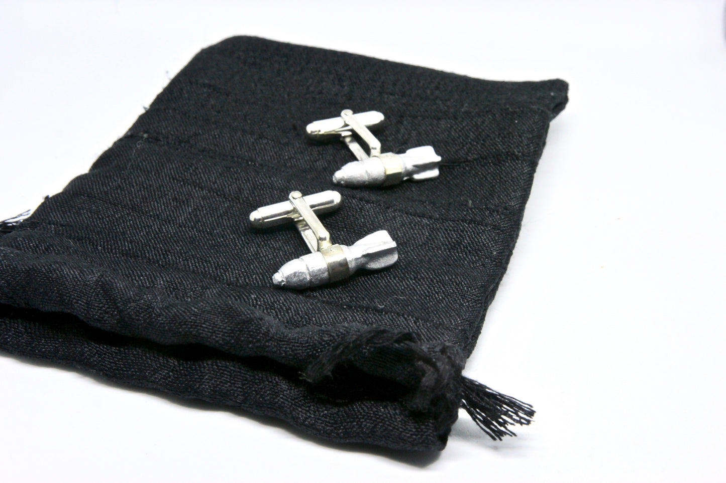 Story Bomb Cufflinks Sterling Silver