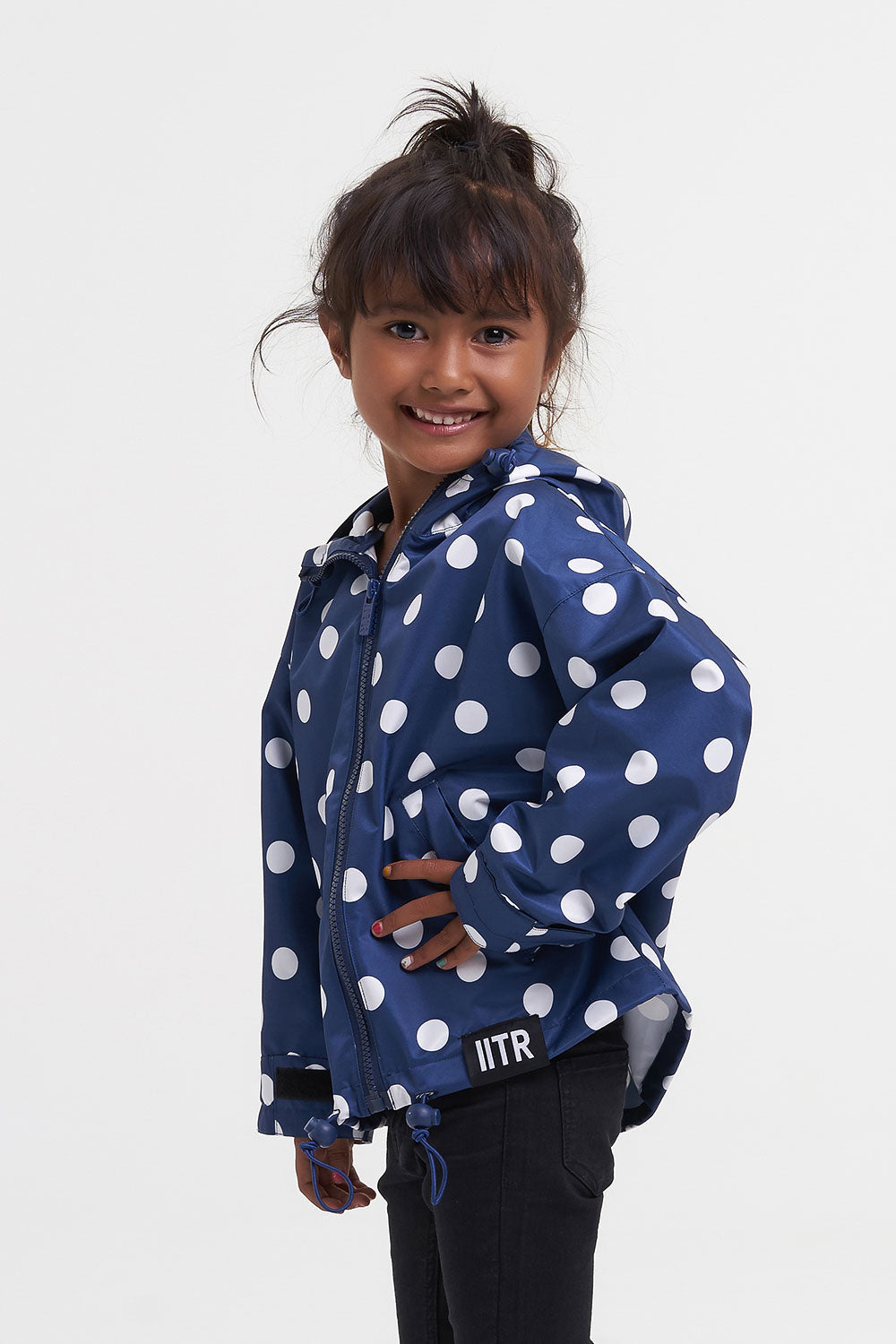 Mini Vibrations Rain Jacket by Insane in the Rain