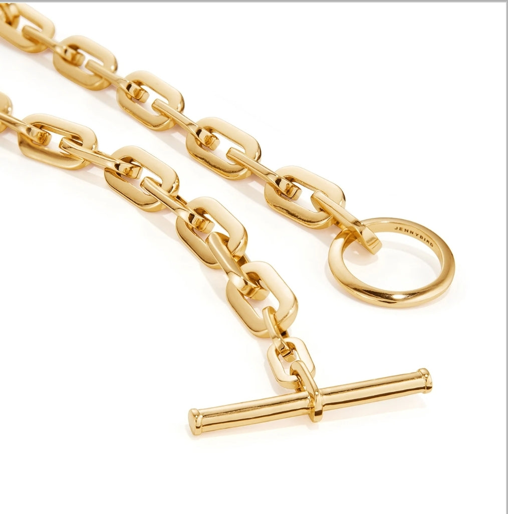 Toni Chain Necklace Gold by Jenny Bird