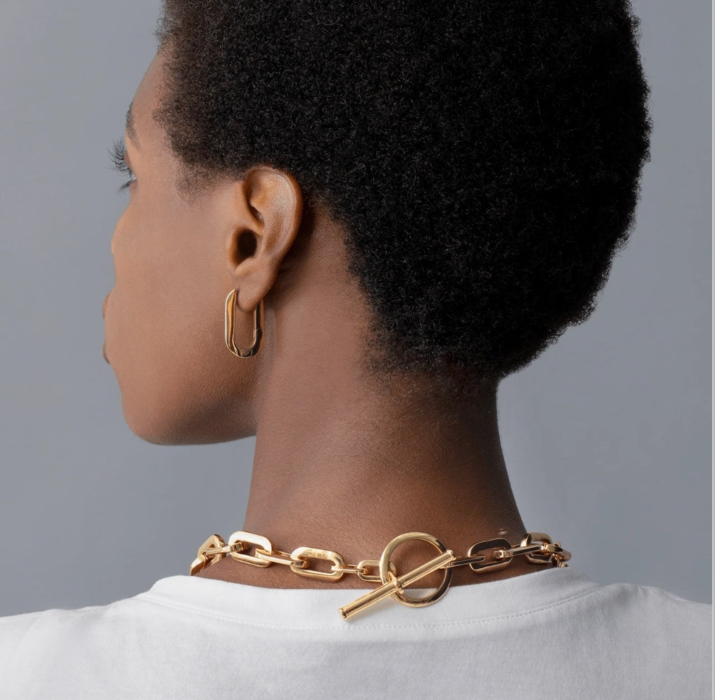 Toni Chain Necklace Gold by Jenny Bird