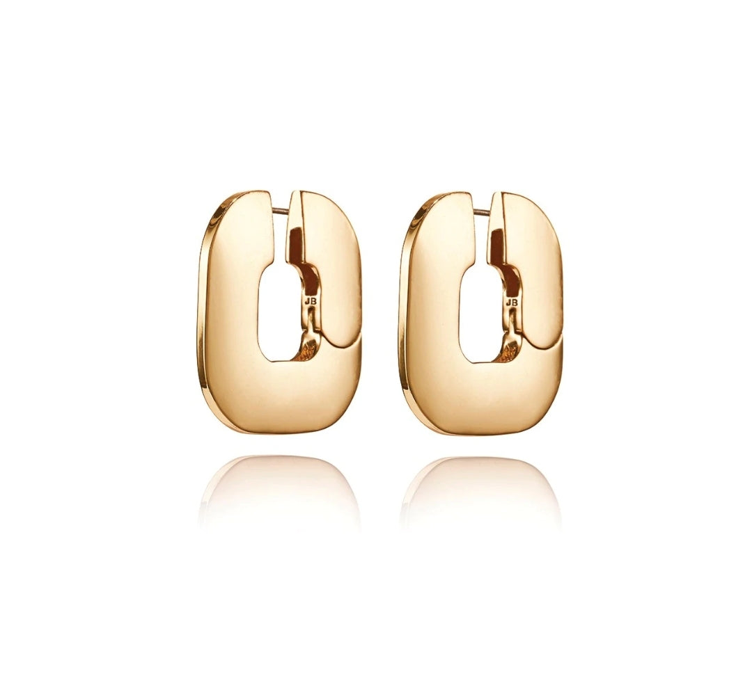 Mega Cushion Hoops Gold by Jenny Bird