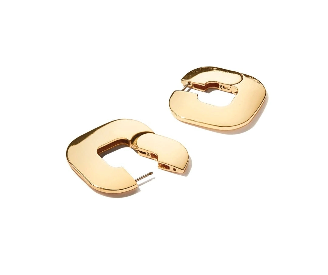 Mega Cushion Hoops Gold by Jenny Bird