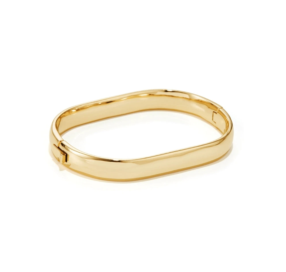 Stevie Bangle Gold by Jenny Bird