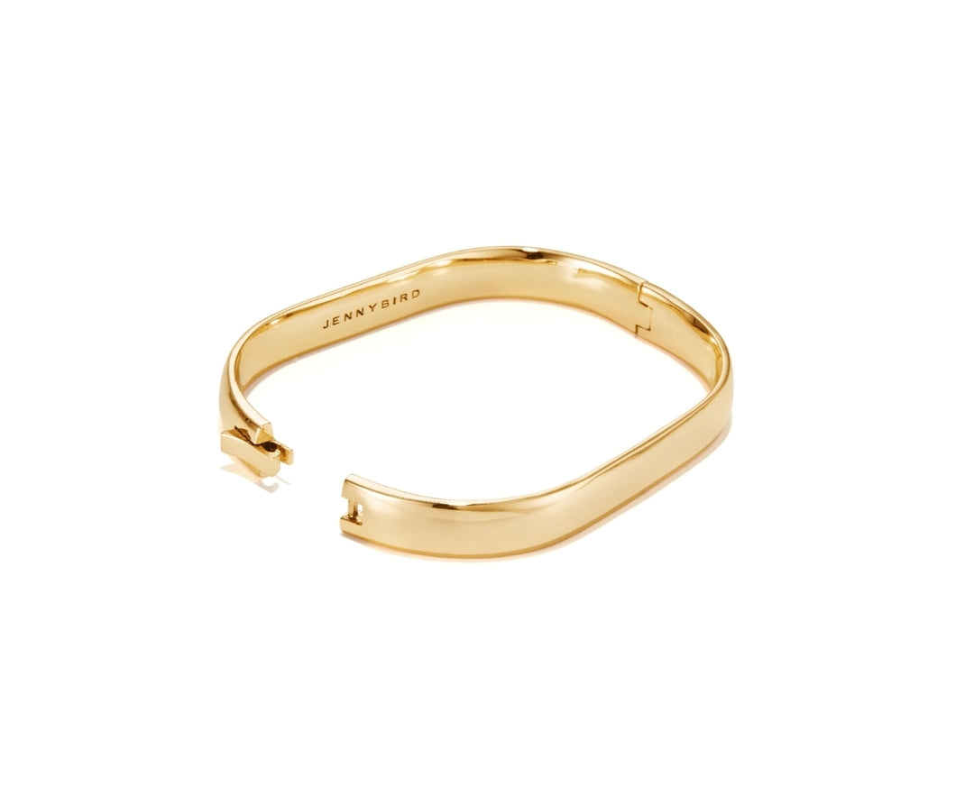 Stevie Bangle Gold by Jenny Bird