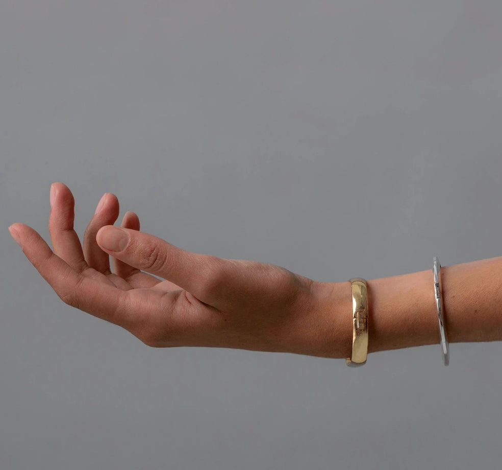 Stevie Bangle Gold by Jenny Bird