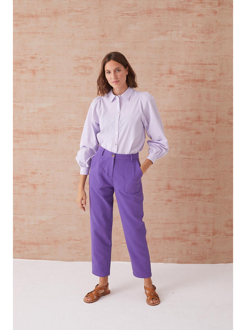 Ravie Blouse - Lilas by Ekyog