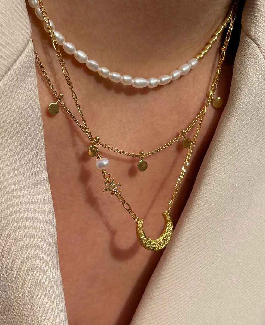 Ella plain necklace by Hultquist Copenhagen