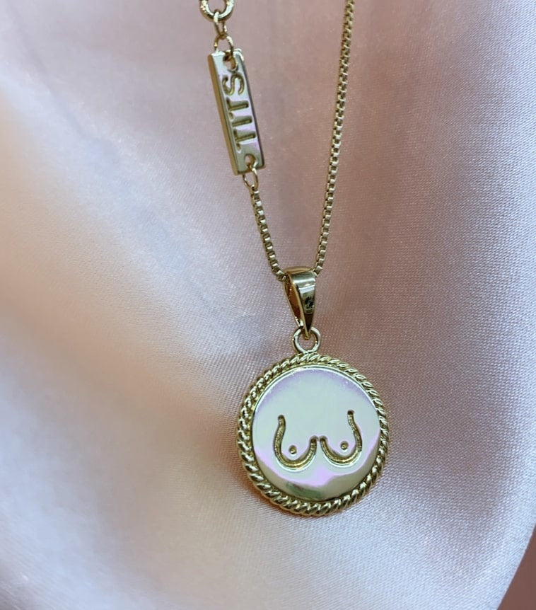 TWO SIDES PENDANT GOLD by T.I.T.S.