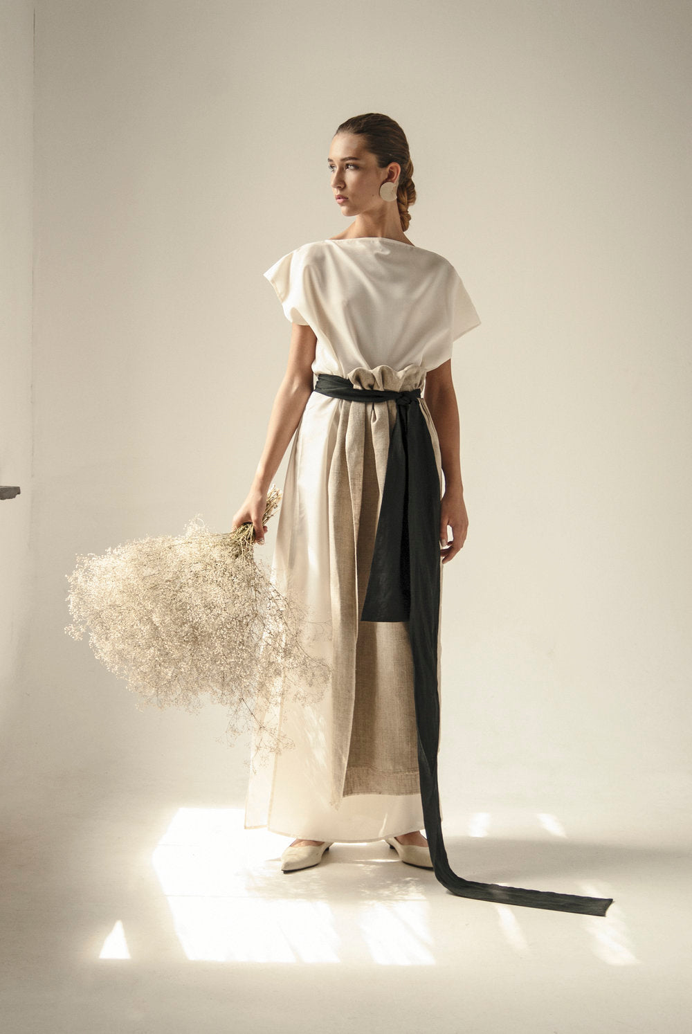 Motanka raw linen dress by KM by Lange