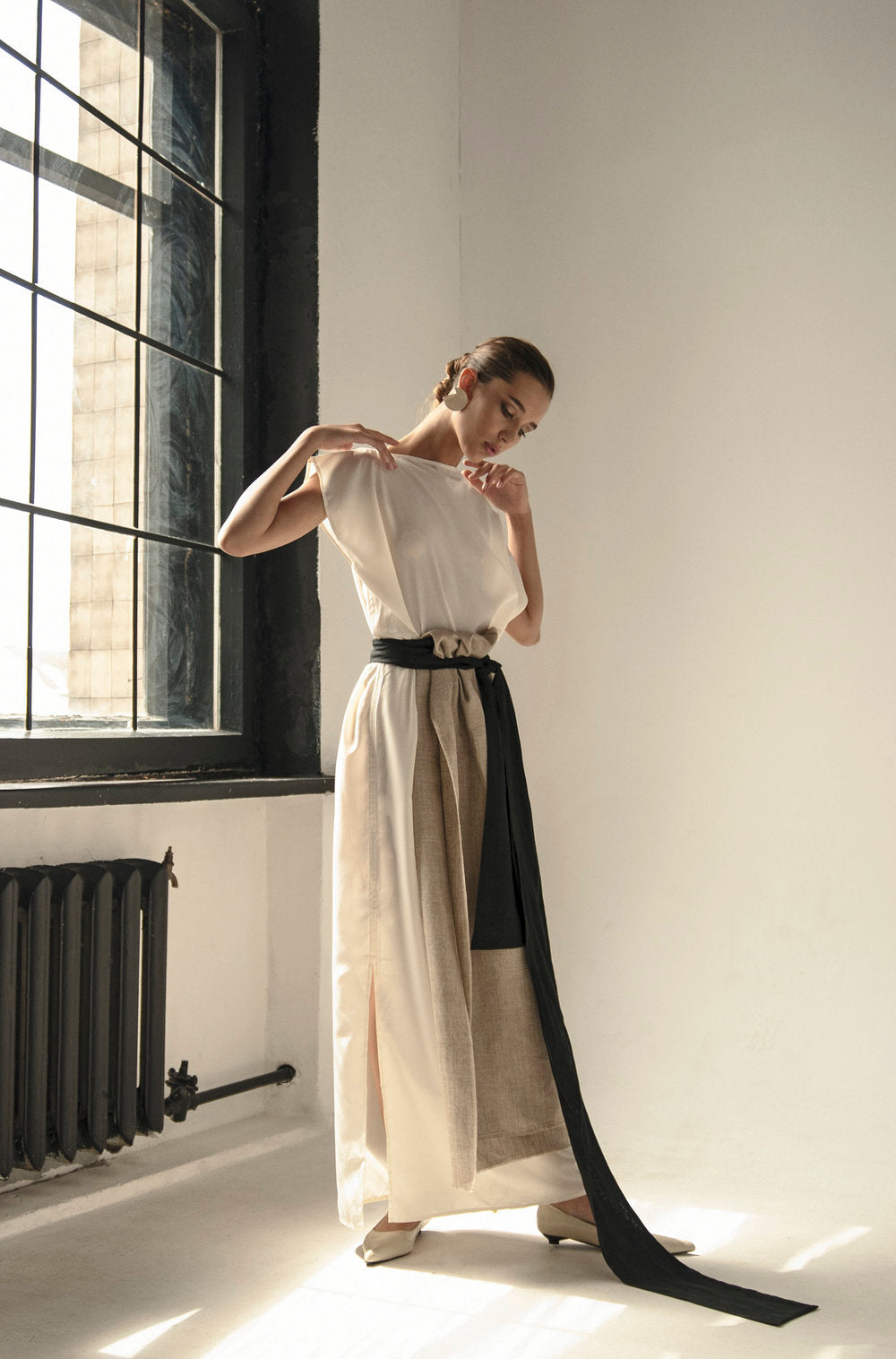Motanka raw linen dress by KM by Lange