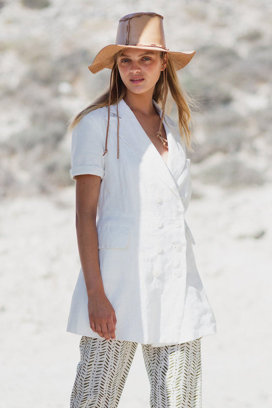 Albana Jacket - Offwhite by Poppy Field